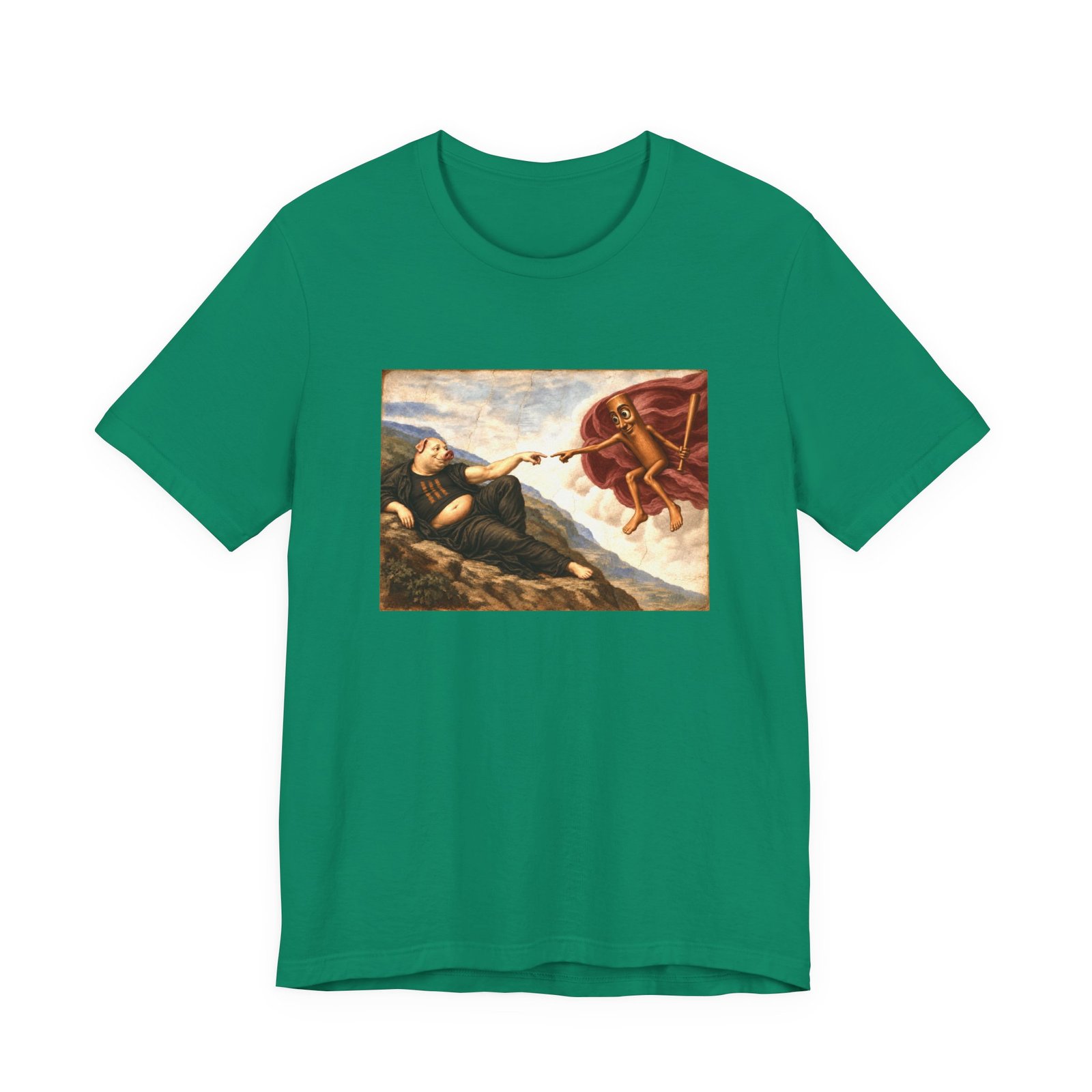 Funny John Pork Tung Tung Tung Sahur Brainrot Meme Graphic Tee - Image 13