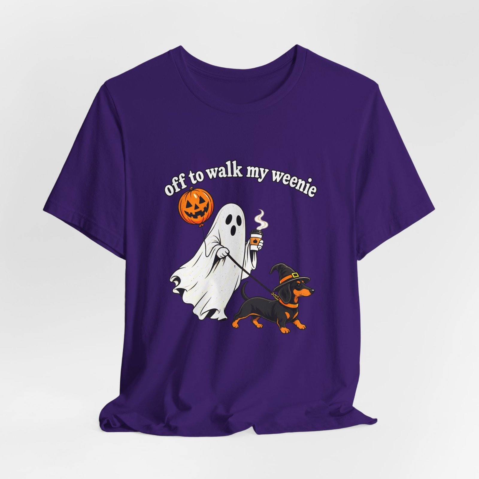 Off to Walk My Weenie Halloween Dachshund Humor - Image 28