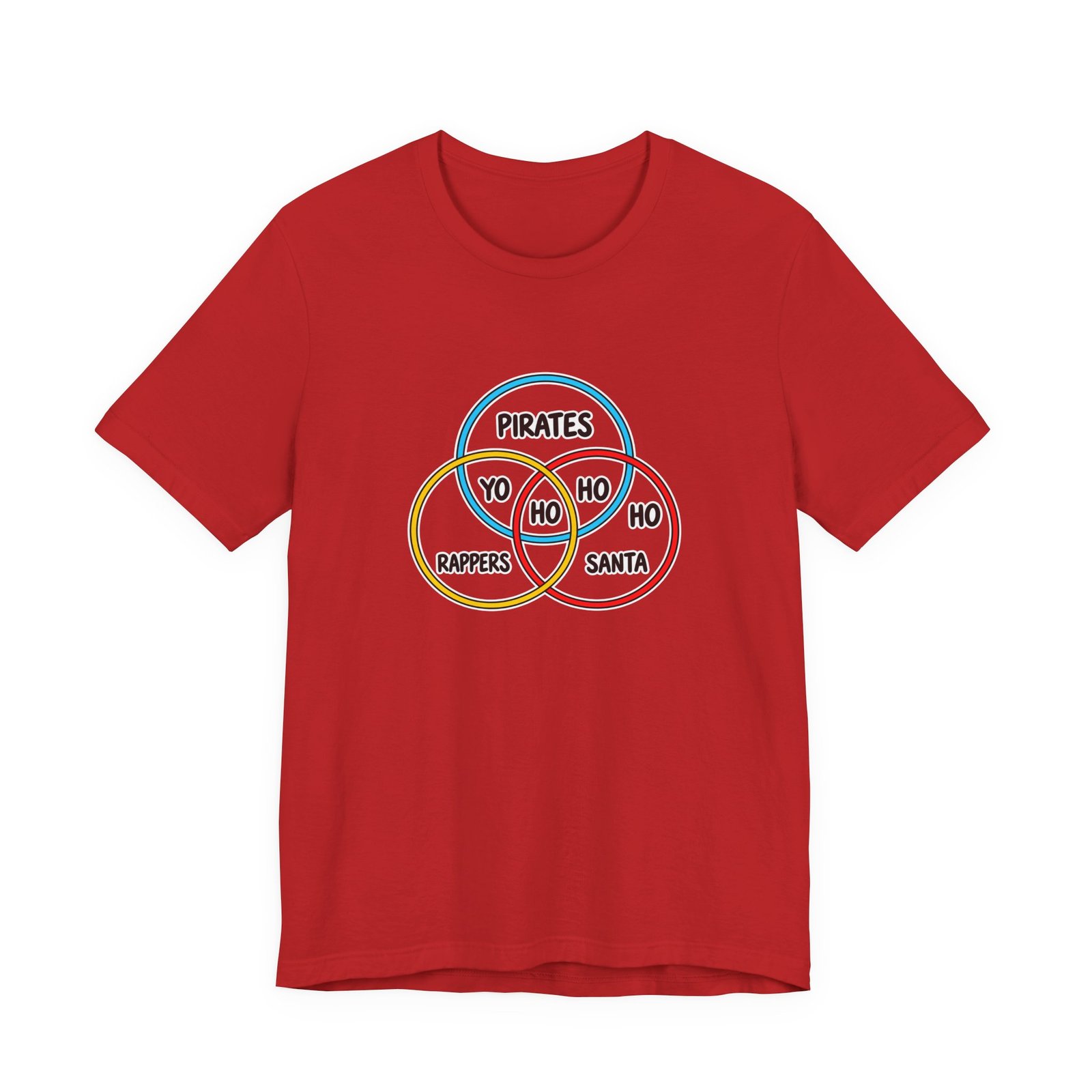 Pirates Rappers Santa Yo Ho Ho Venn Diagram - Image 45