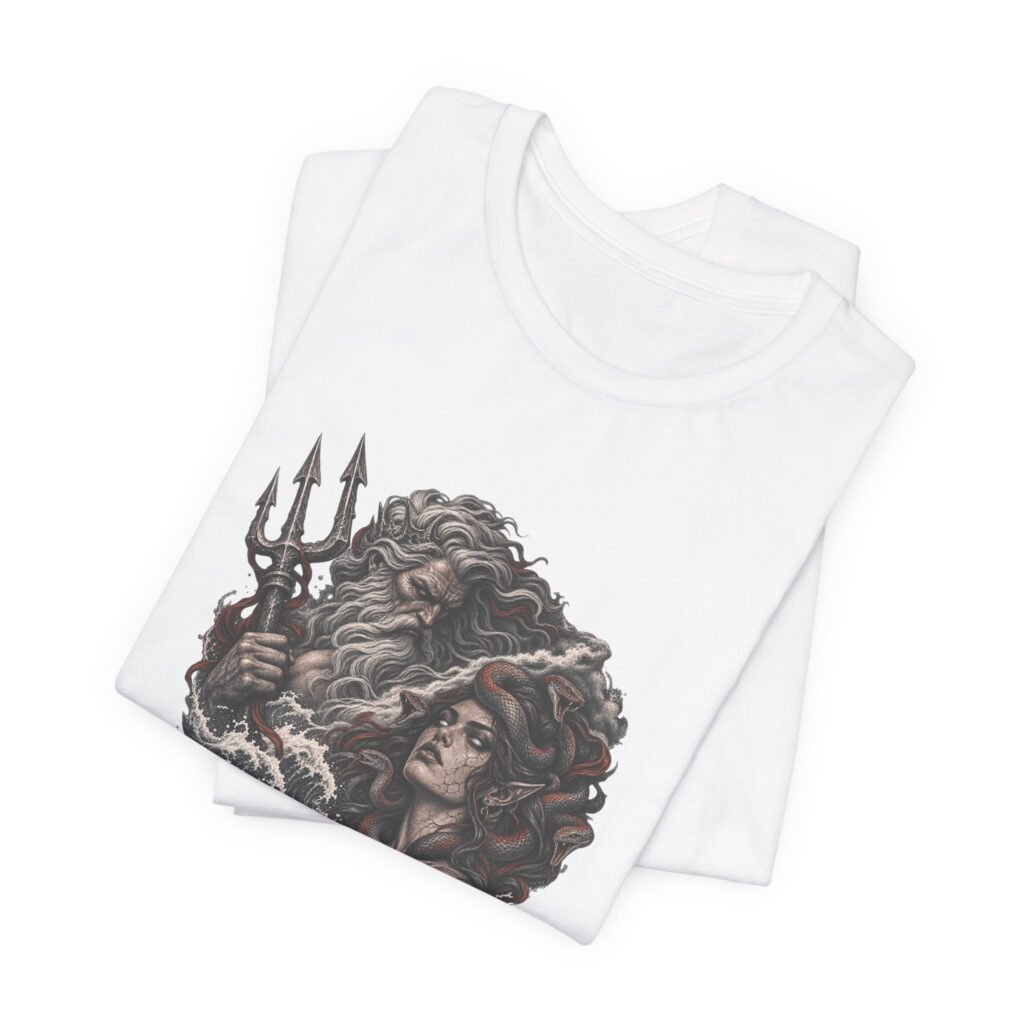 Sea God And Medusa Greek Mythology Graphic Tee
