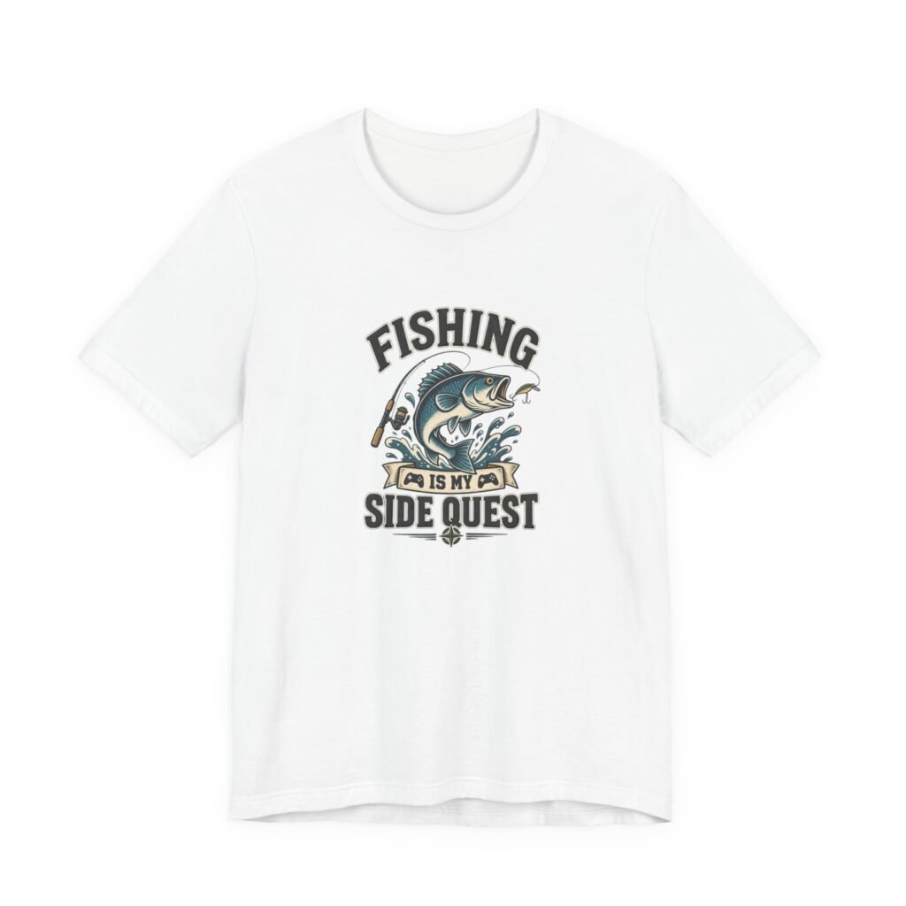 Fishing Is My Side Quest Gamer Angler Graphic