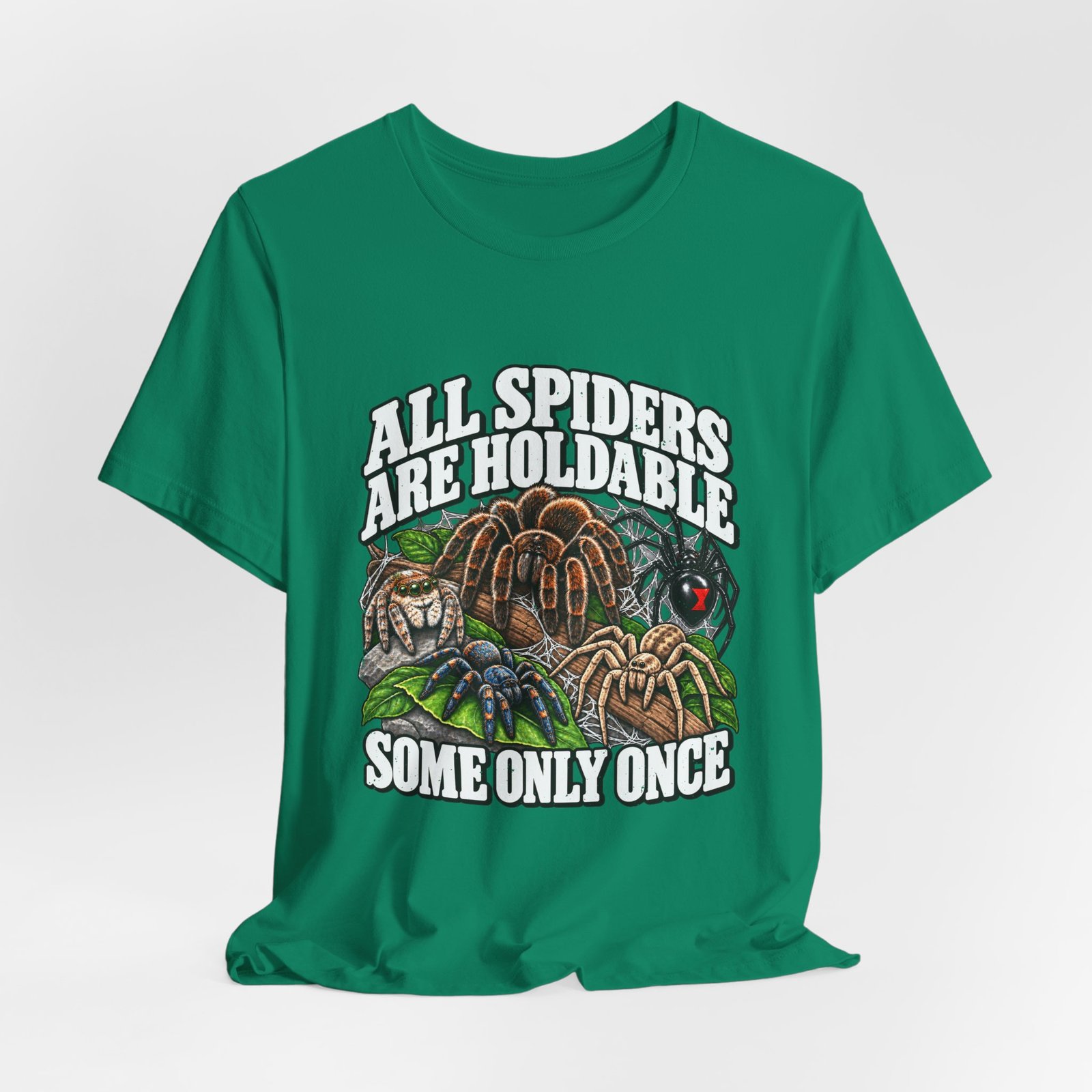 All Spiders Are Holdable Some Only Once Arachnid Humor - Image 16