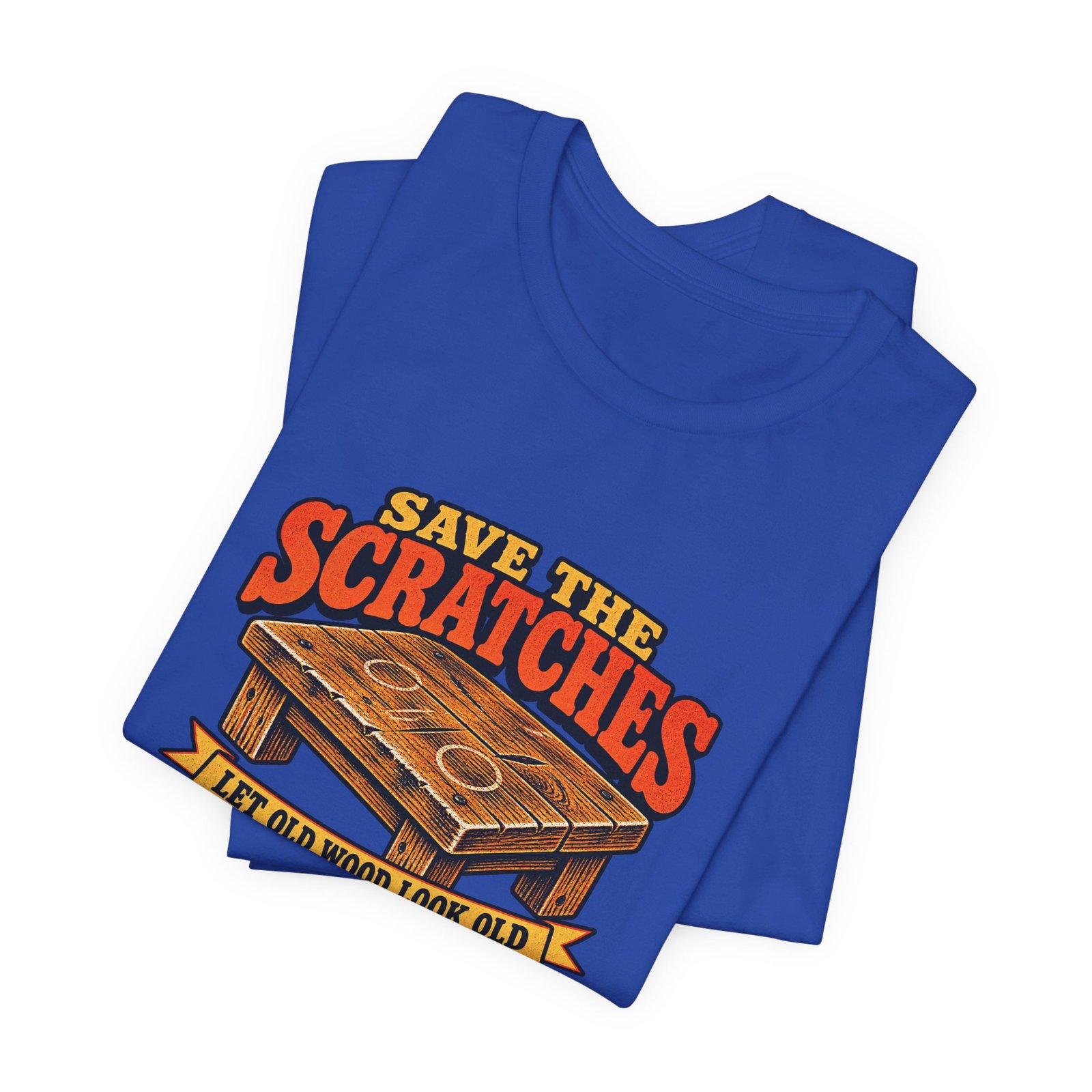 Save the Scratches Cornhole Board Patina Humor - Image 31