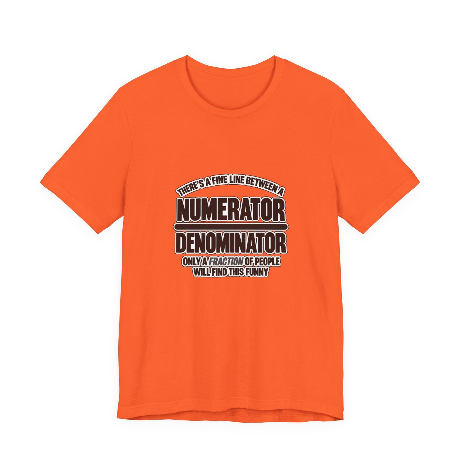 Fine Line Numerator Denominator Math Pun - Image 5