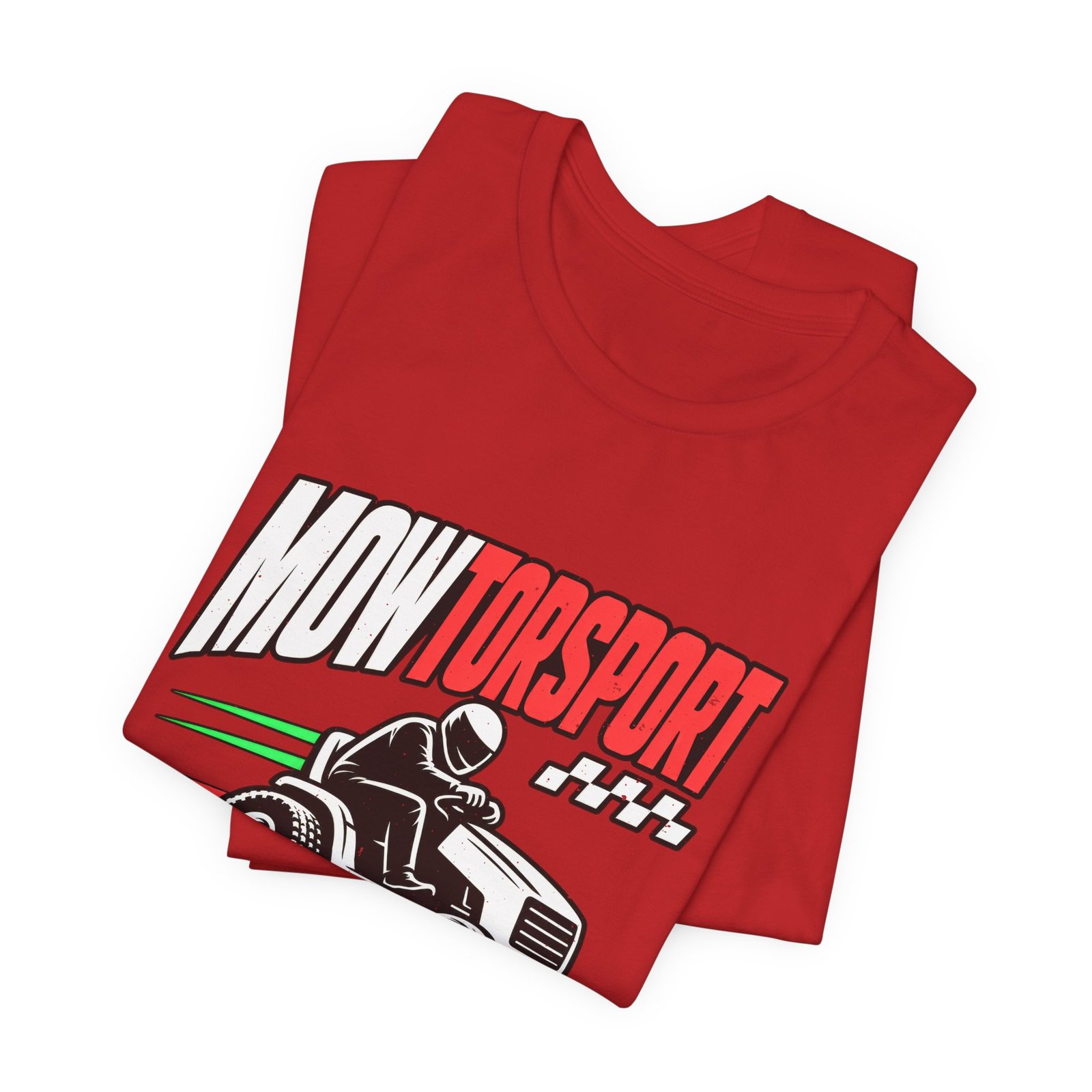 MOWTORSPORT Lawn Racing Humor Dad Jokes Graphic Tee - Image 47