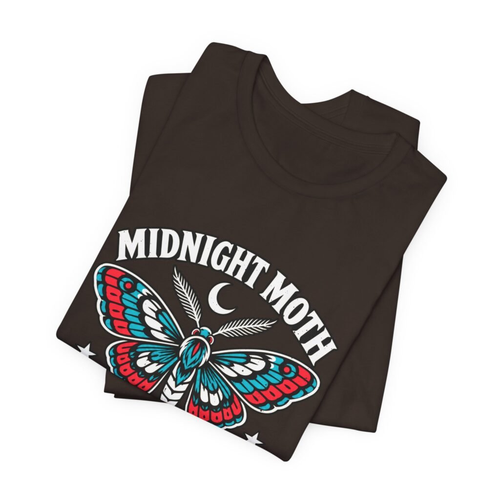 Midnight Moth Society Nocturnal Emblem Graphic Tee