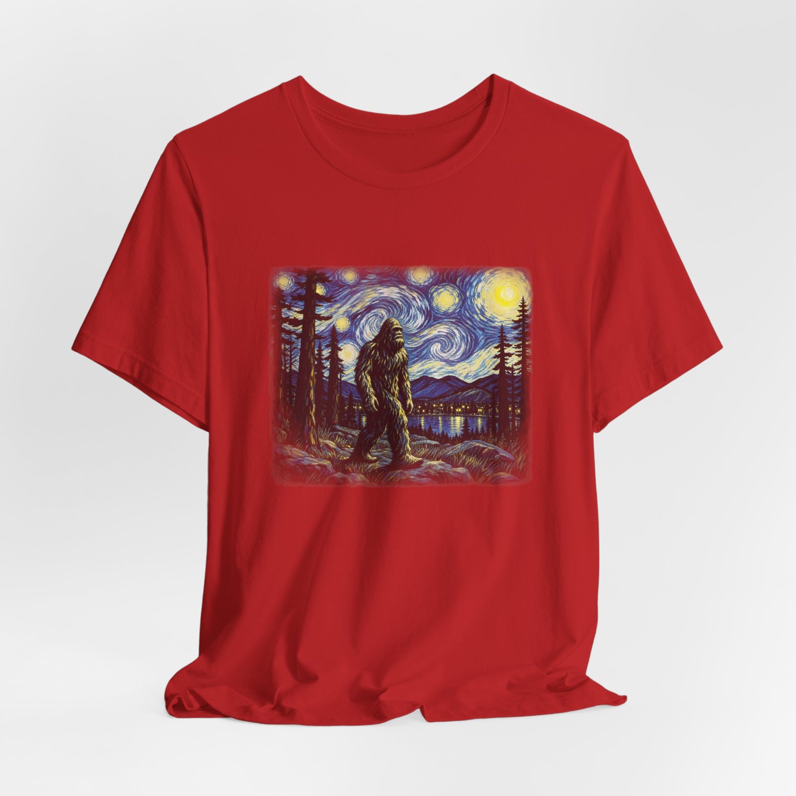 Bigfoot Moonlit Wilderness Graphic Tee - Image 48