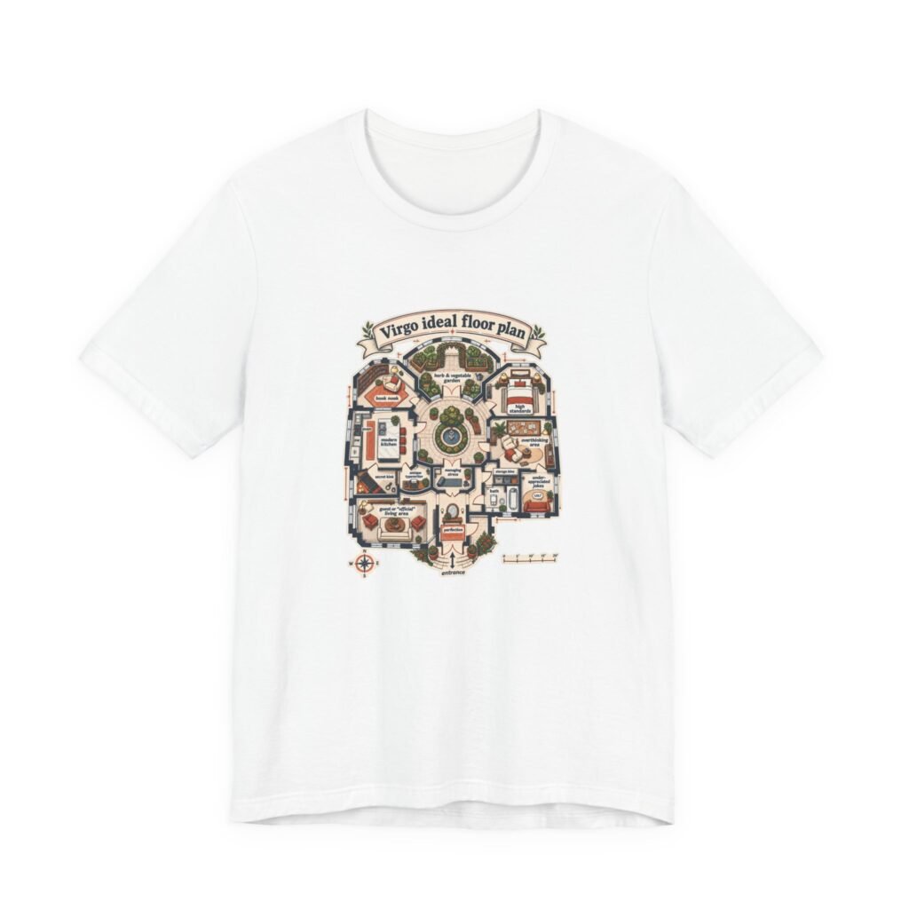 Virgo Ideal Floor Plan Astrology Humor Graphic Tee