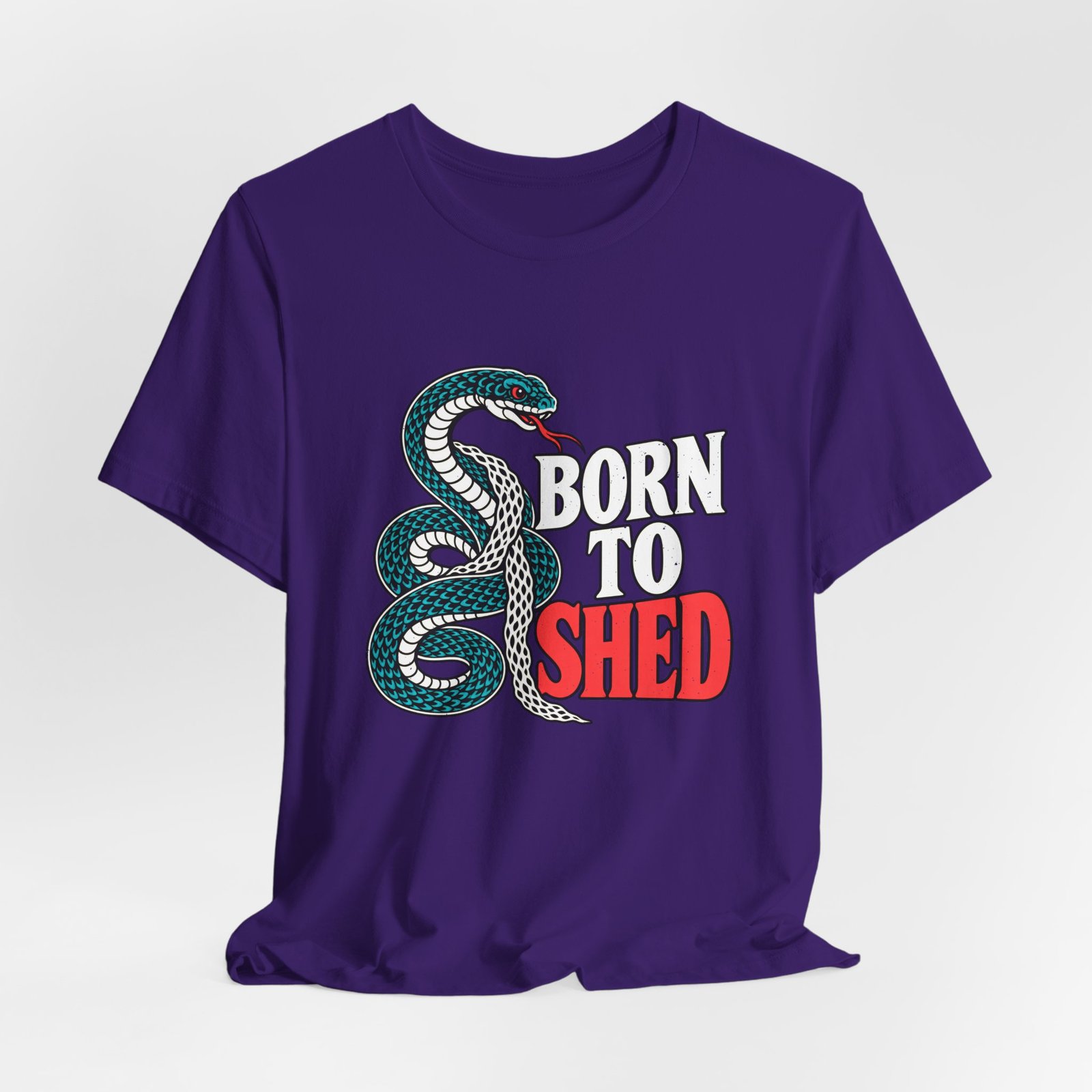 Born To Shed Snake Transformation Graphic Tee - Image 28