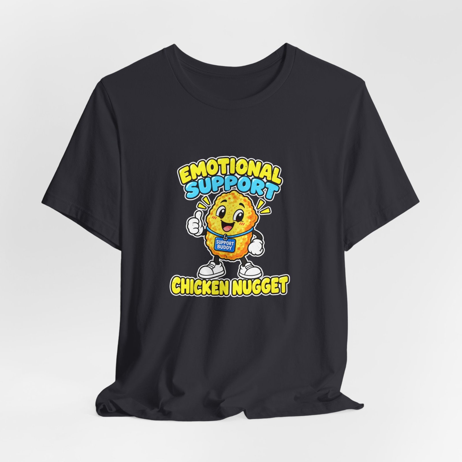 Emotional Support Chicken Nugget Graphic Tee - Image 24