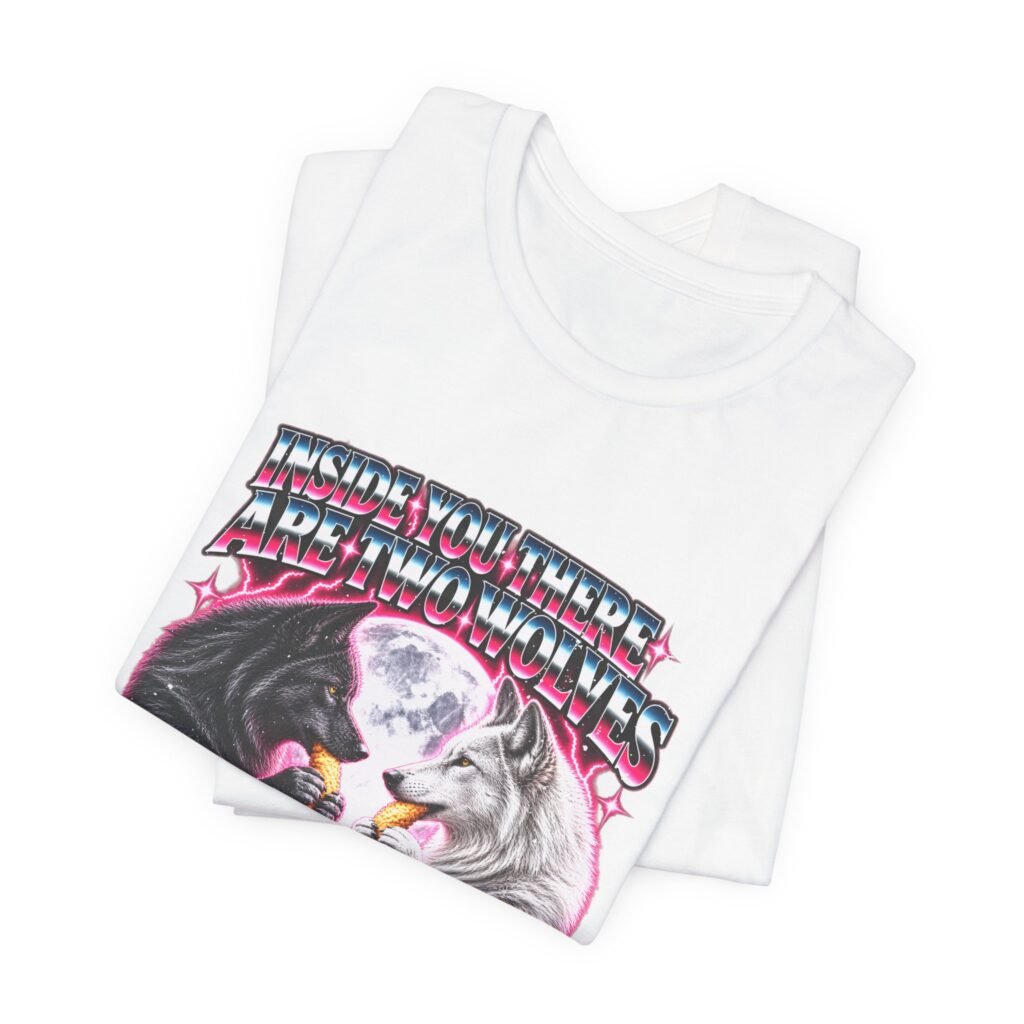 Inside You There Are Two Wolves Both Want Chicken Graphic Tee