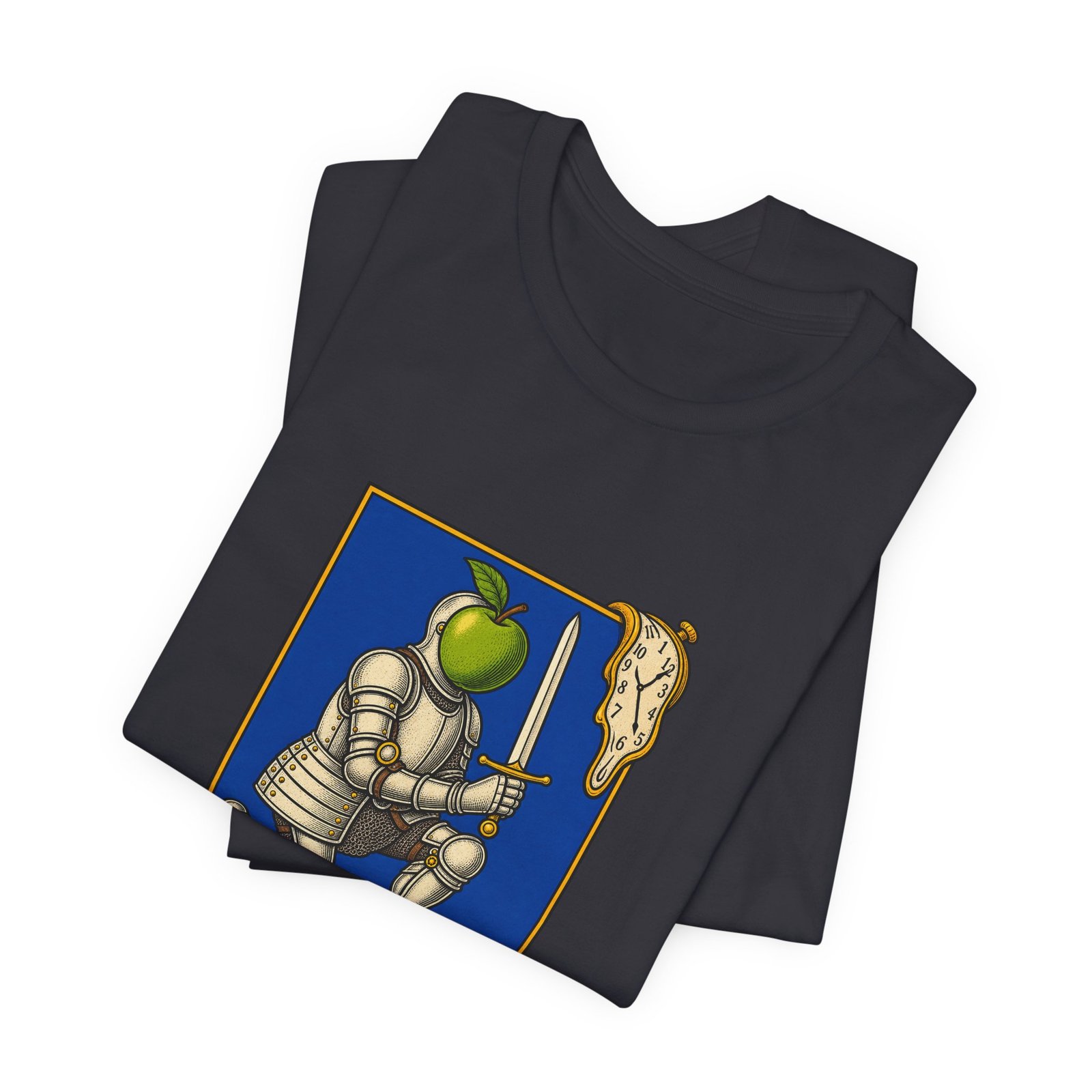 Sir Realism Knight With Melting Clocks Graphic Tee - Image 23