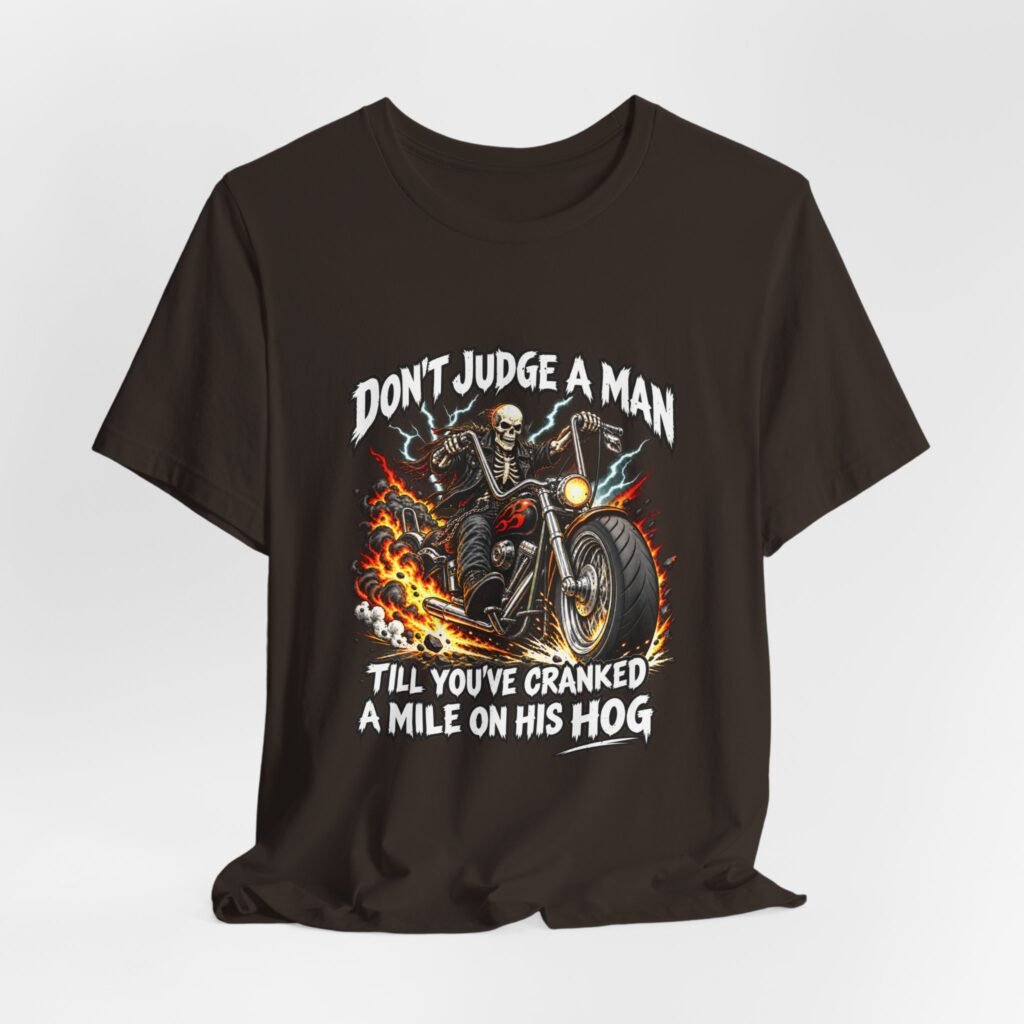 Don’t Judge A Man Till You’ve Cranked A Mile Graphic Tee