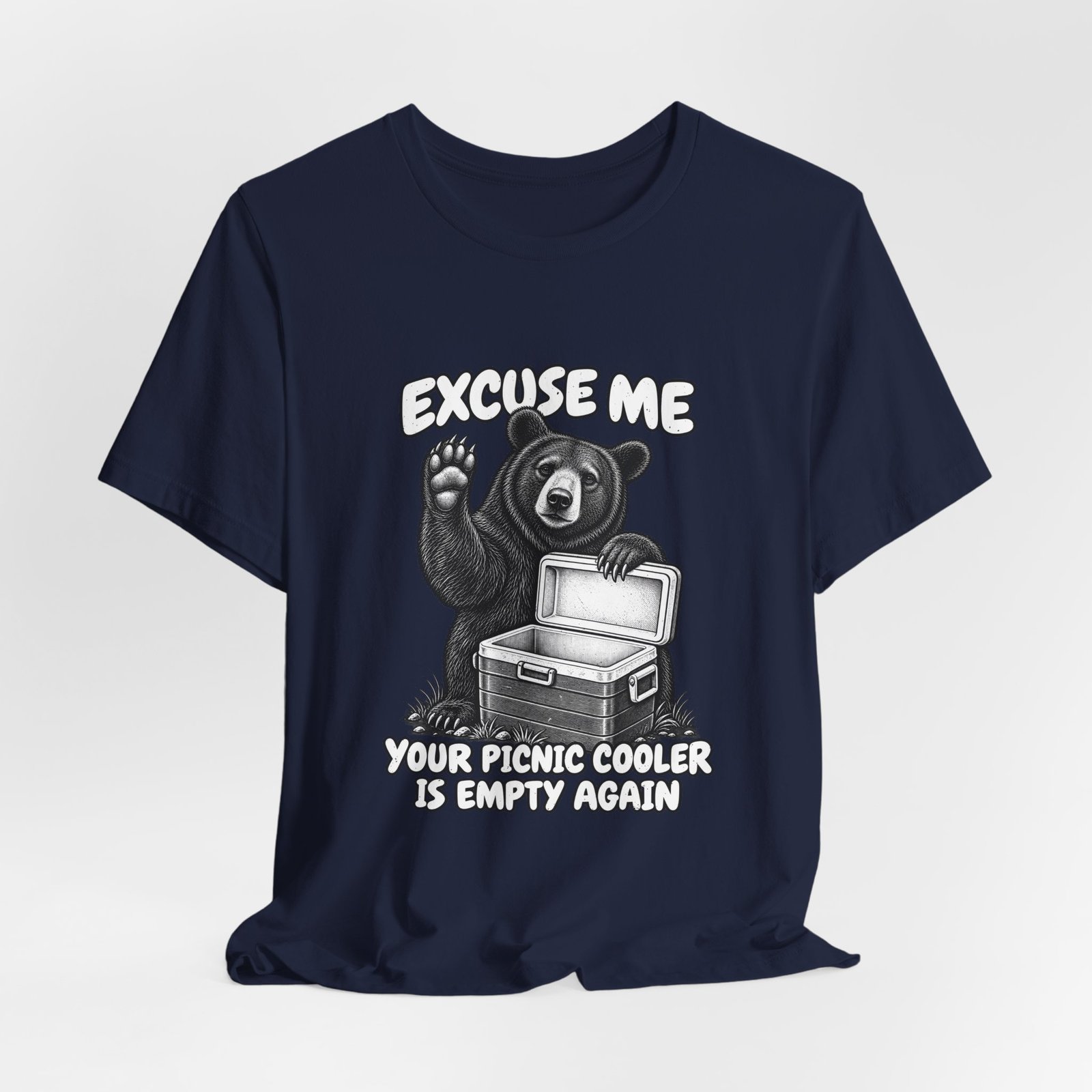 Excuse Me Your Picnic Cooler Is Empty Again Bear Humor - Image 24