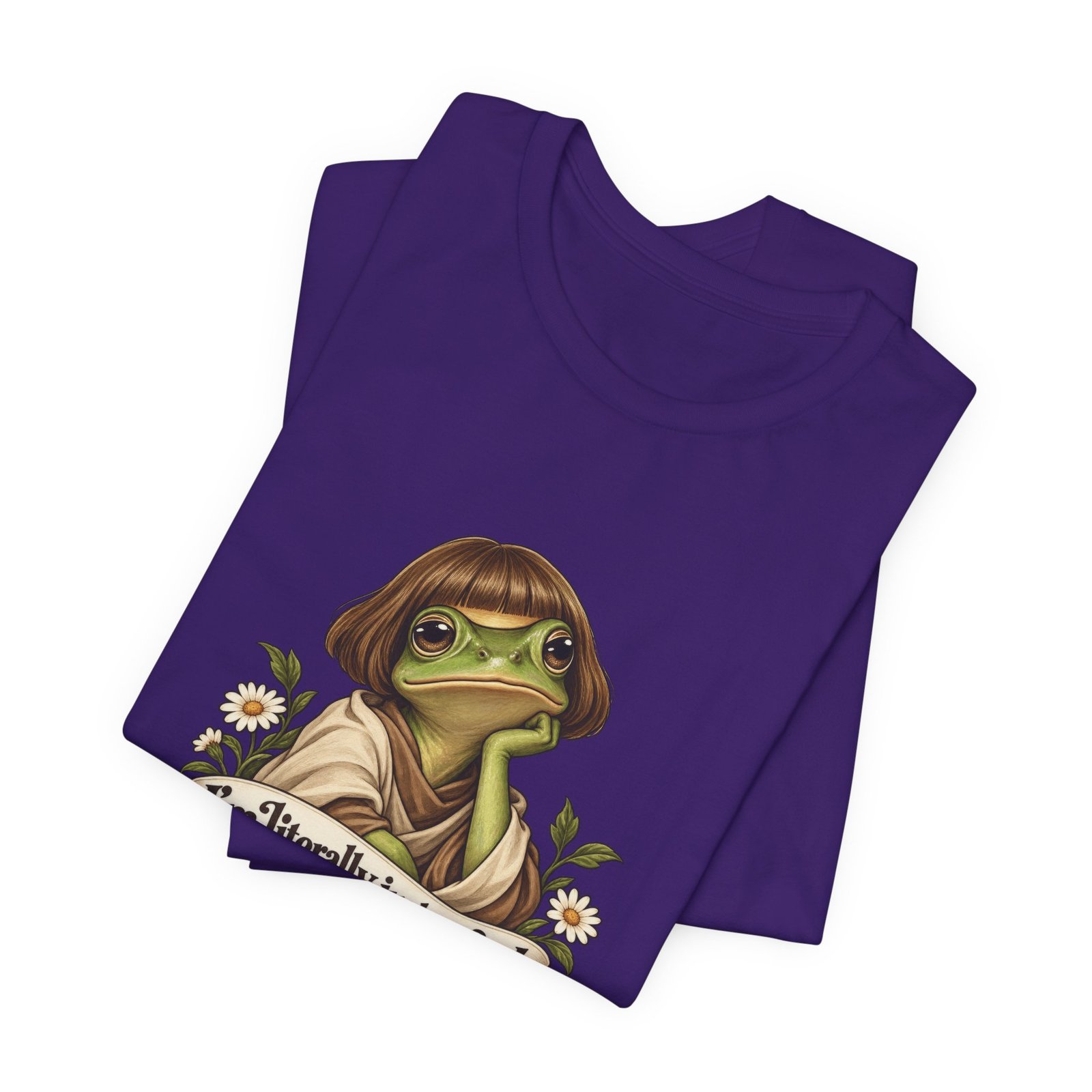 I’m Literally Just A Girl Frog Graphic Tee - Image 39