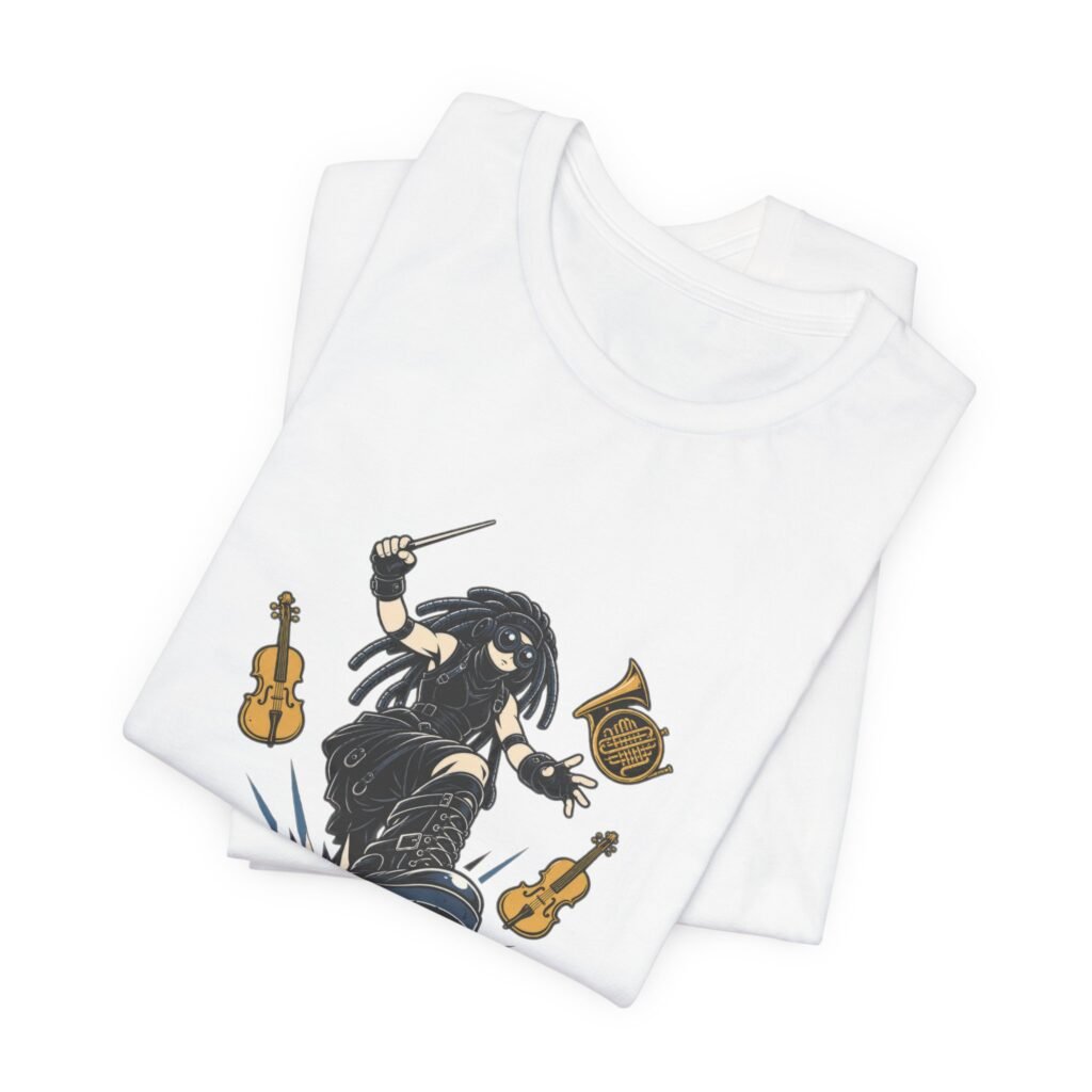 STOMPHONY Cyberpunk Conductor Cybergoth Dance Graphic Tee