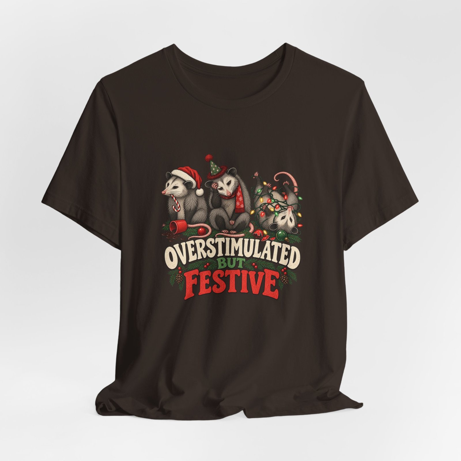 Overstimulated But Festive Christmas Opossums - Image 12