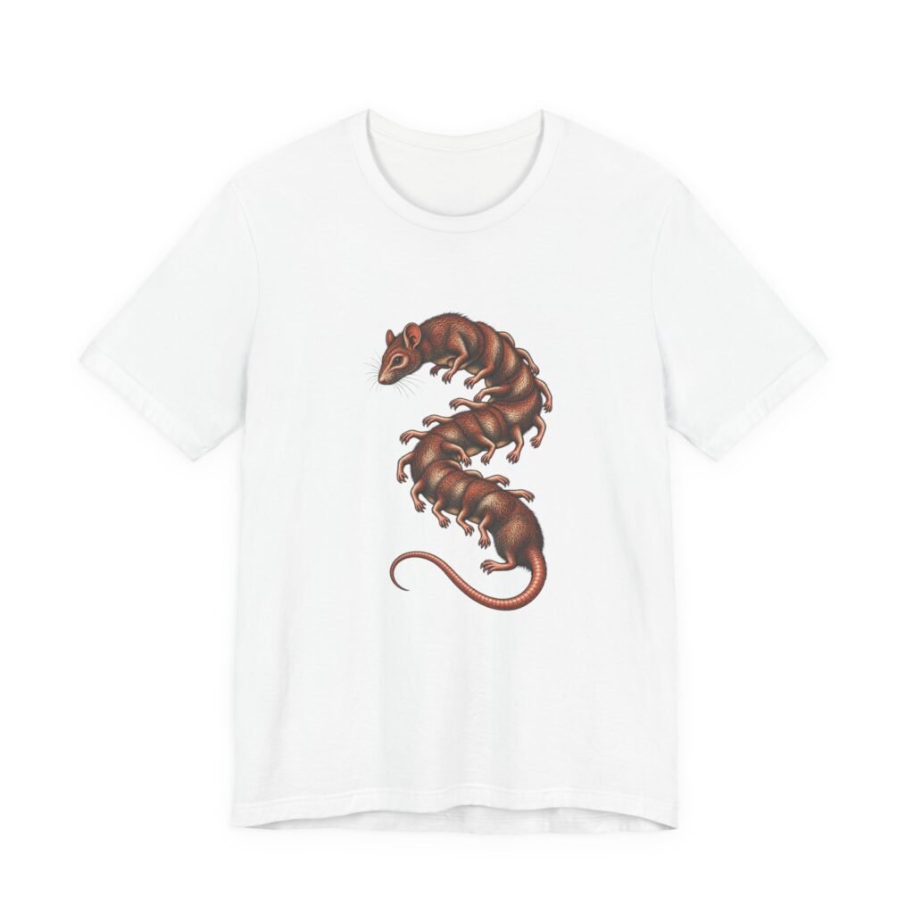 Surreal Mutant Rat Centipede Anatomy Study Graphic Tee
