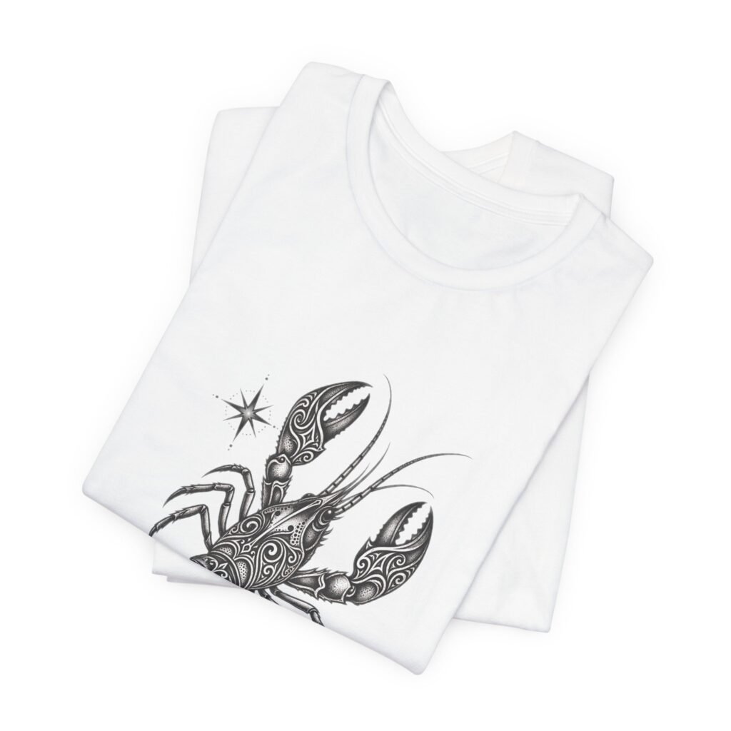 Ornate Crawfish Illustration Graphic Tee