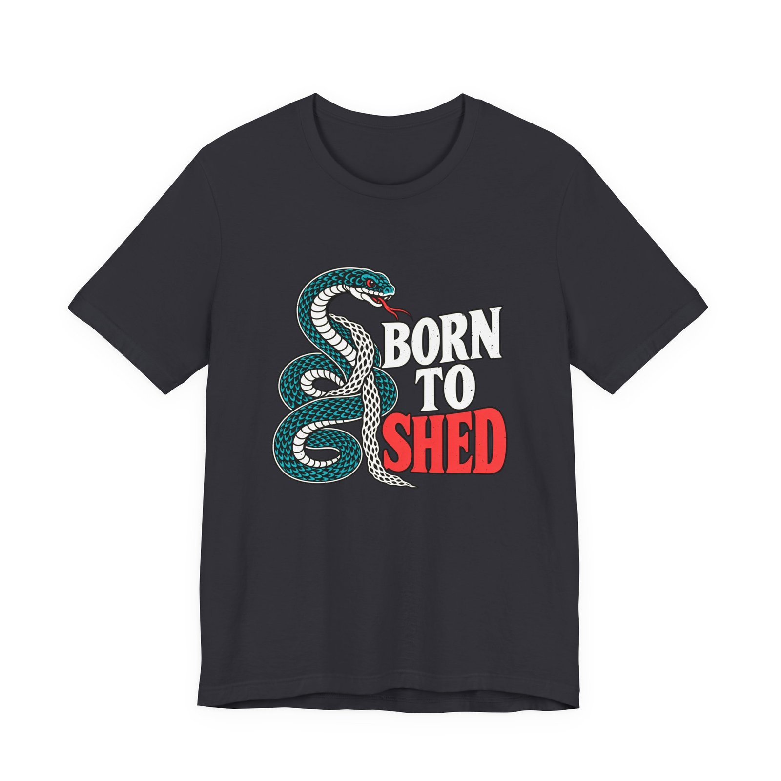 Born To Shed Snake Transformation Graphic Tee - Image 9