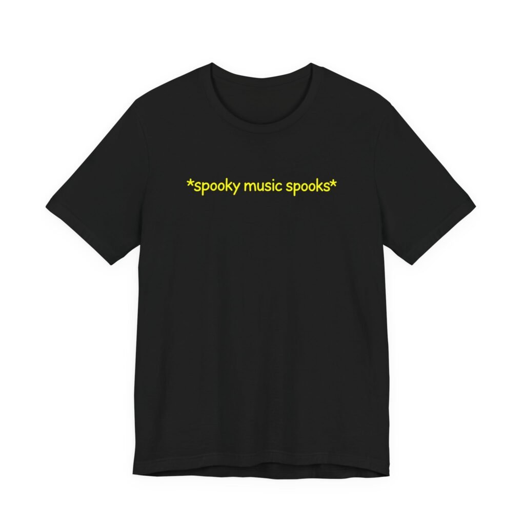 Spooky Music Spooks Halloween Phrase