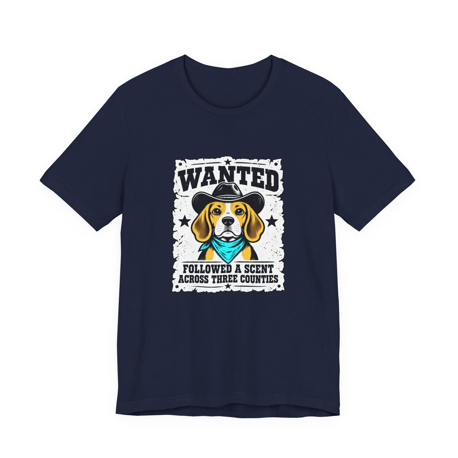 Wanted Beagle Dog Followed A Scent Across Three Counties Graphic Tee - Image 33