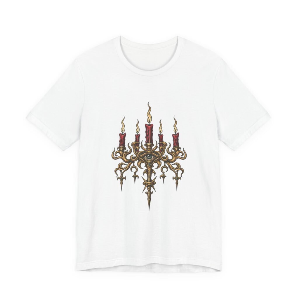 Gothic Occult Eye Candelabrum