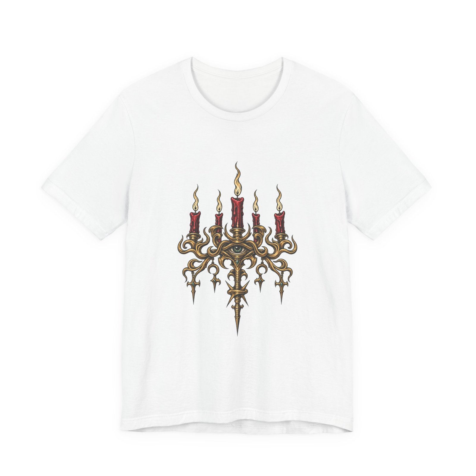 Gothic Occult Eye Candelabrum