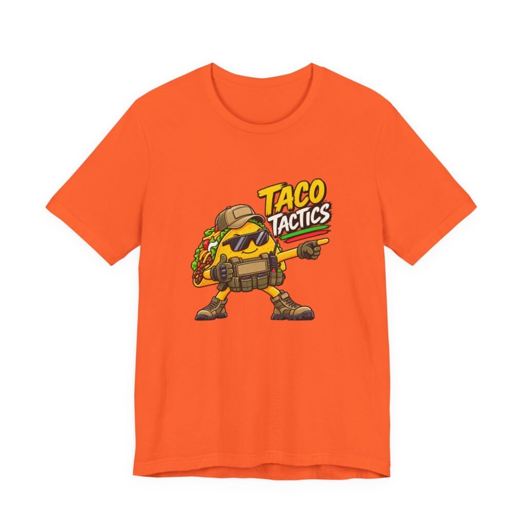 Taco Tactics Funny Tactical Taco Graphic Tee