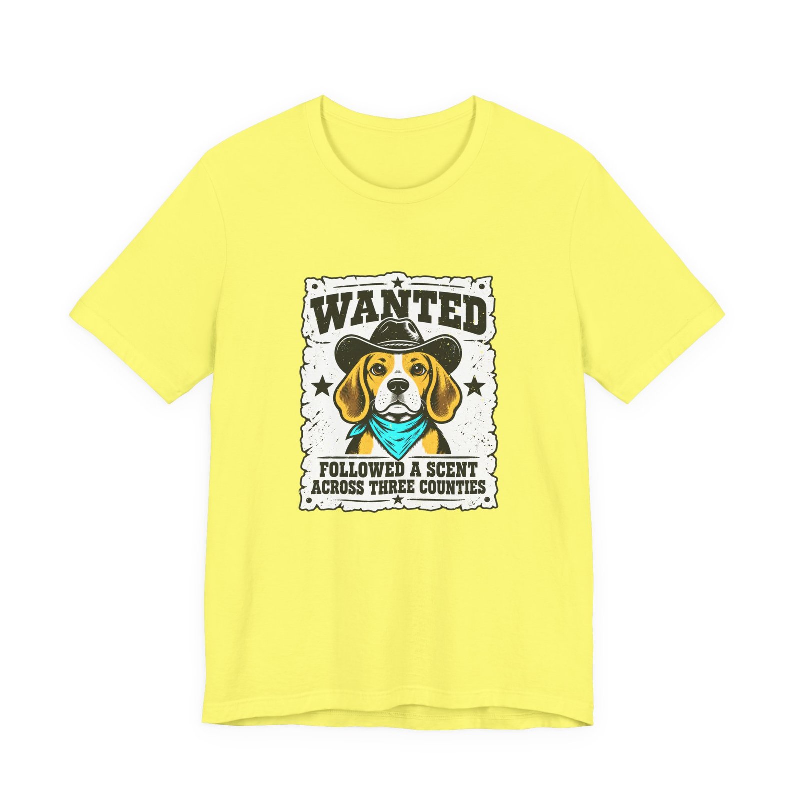 Wanted Beagle Dog Followed A Scent Across Three Counties Graphic Tee - Image 17
