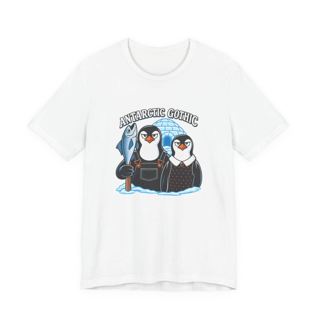Antarctic Gothic Penguin Illustration