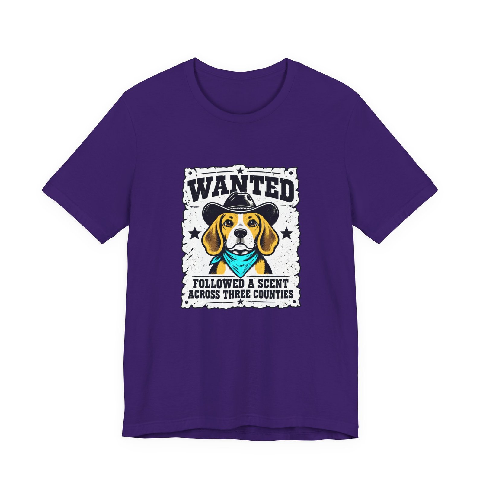 Wanted Beagle Dog Followed A Scent Across Three Counties Graphic Tee - Image 37