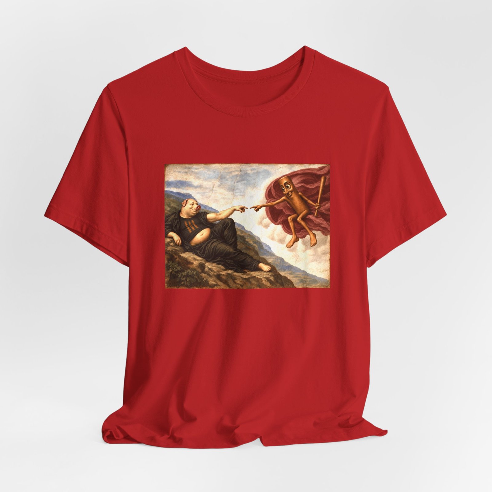 Funny John Pork Tung Tung Tung Sahur Brainrot Meme Graphic Tee - Image 32