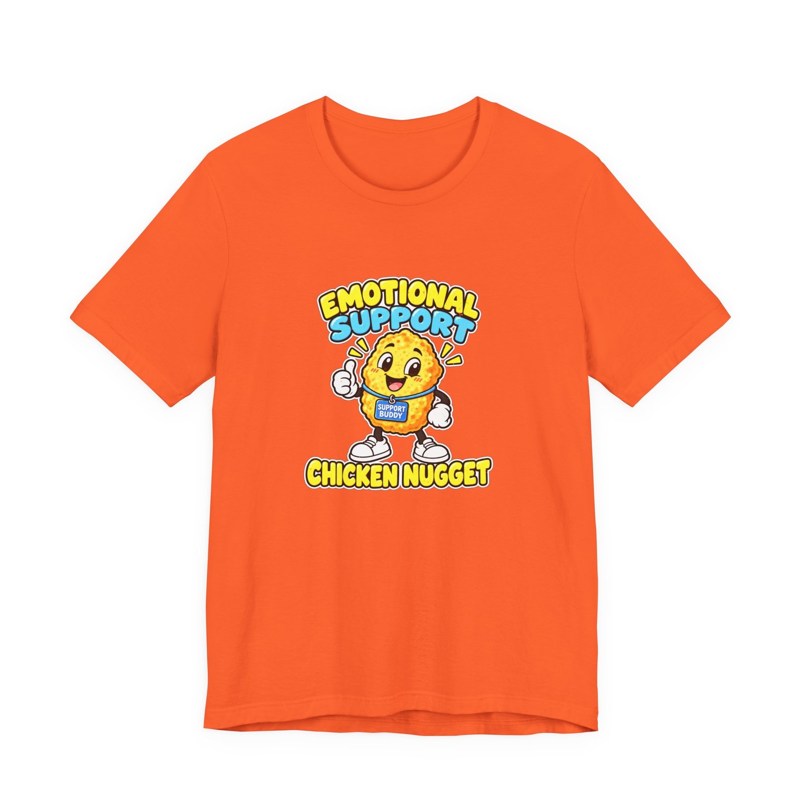 Emotional Support Chicken Nugget Graphic Tee - Image 5