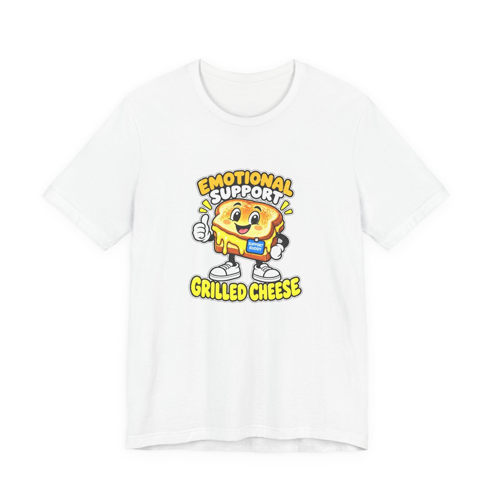 Emotional Support Grilled Snack Cheese Graphic Tee