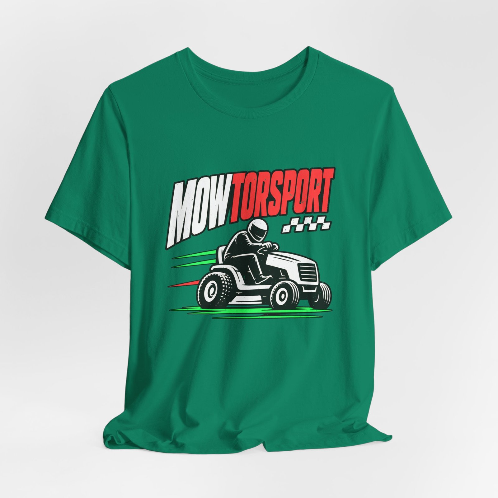 MOWTORSPORT Lawn Racing Humor Dad Jokes Graphic Tee - Image 28