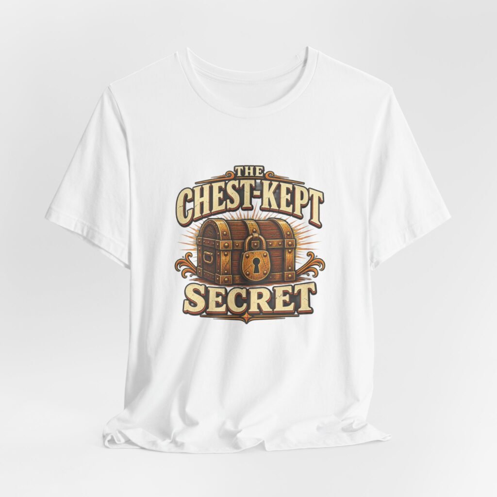 The Chest-Kept Secret Funny Treasure Pun Graphic Tee