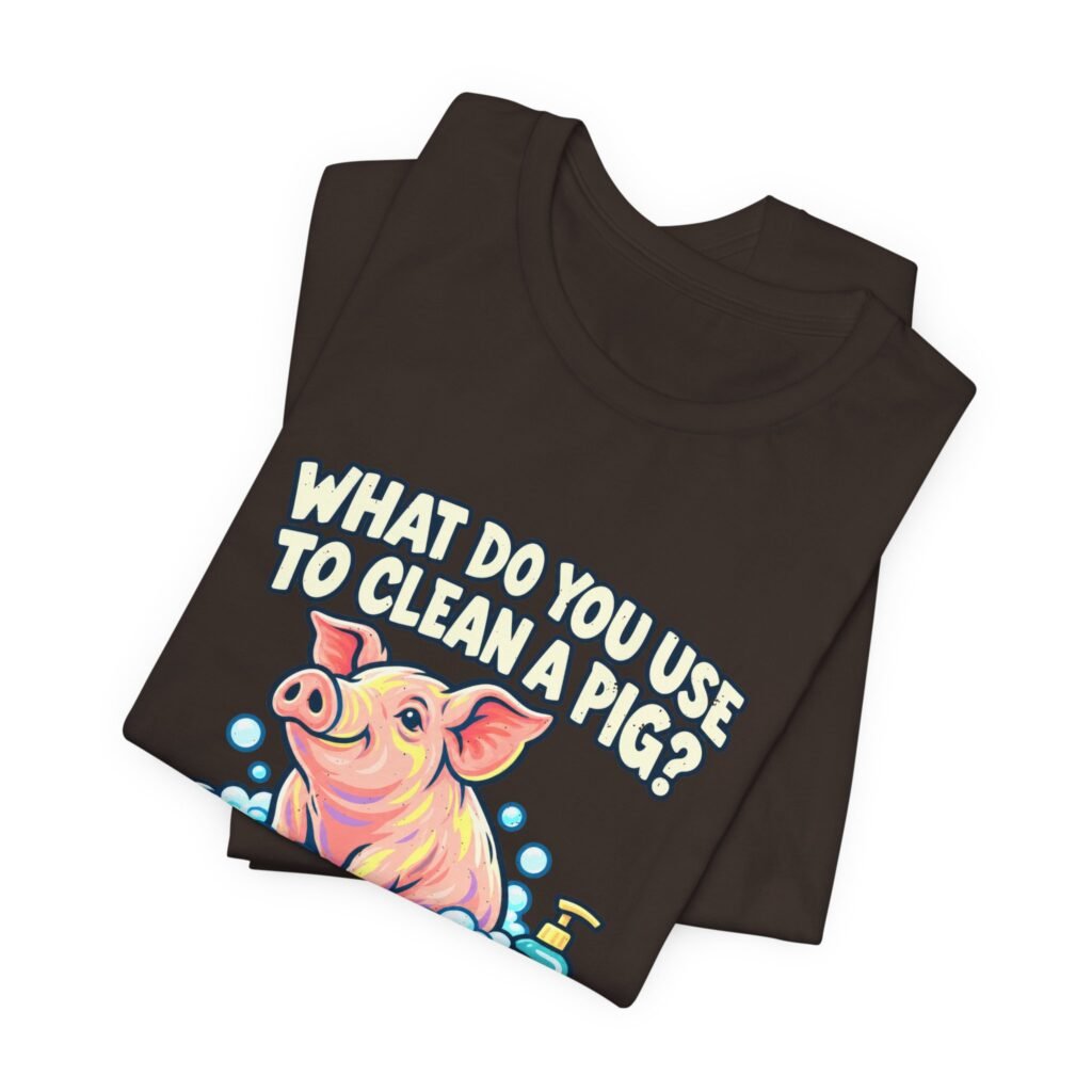 Funny Ham Sanitizer Pig Bath Joke