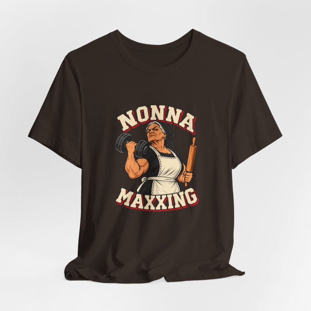 Nonna Maxxing Strong Grandma Fitness and Cooking Humor