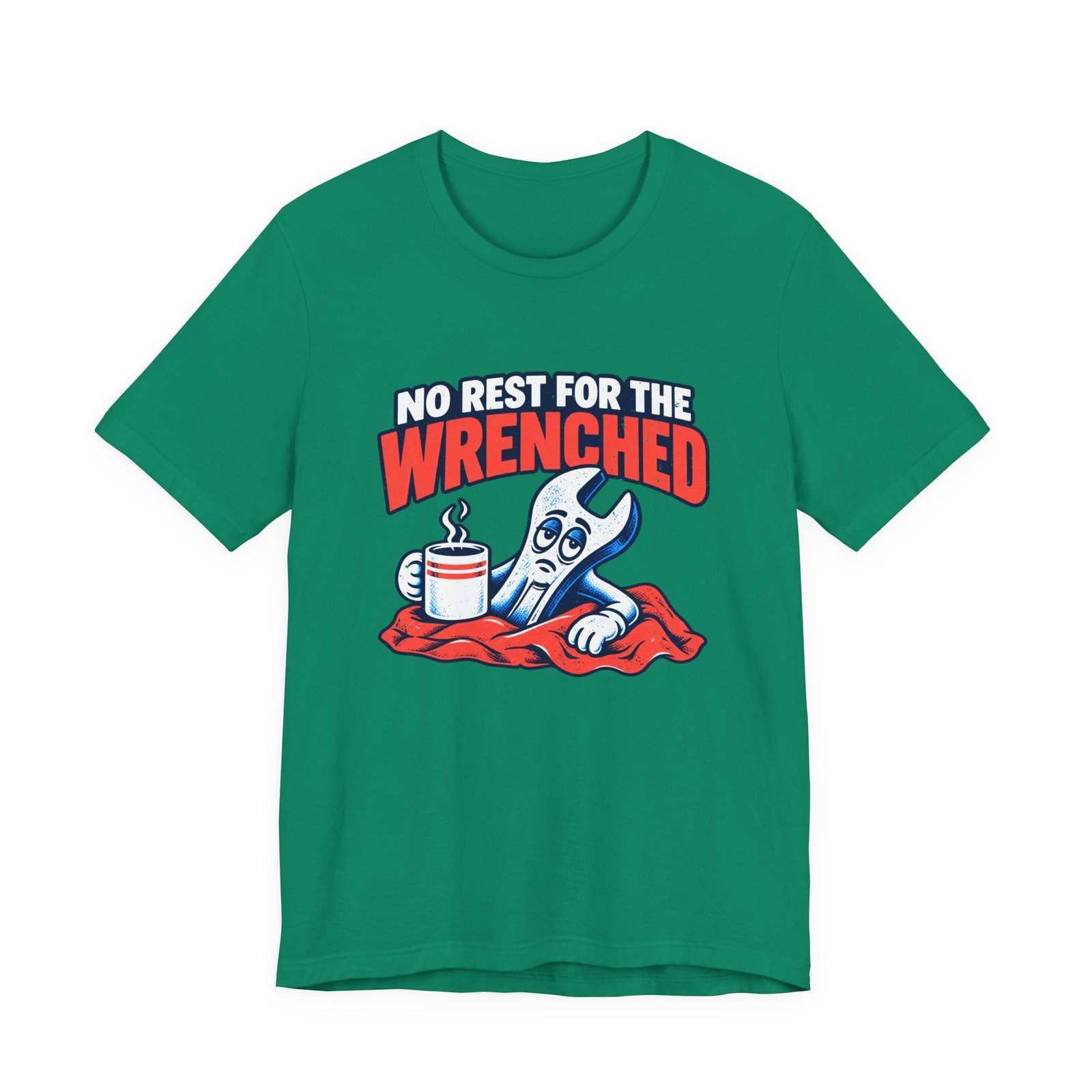 Wrenched Coffee Humor Graphic Tee - Image 13