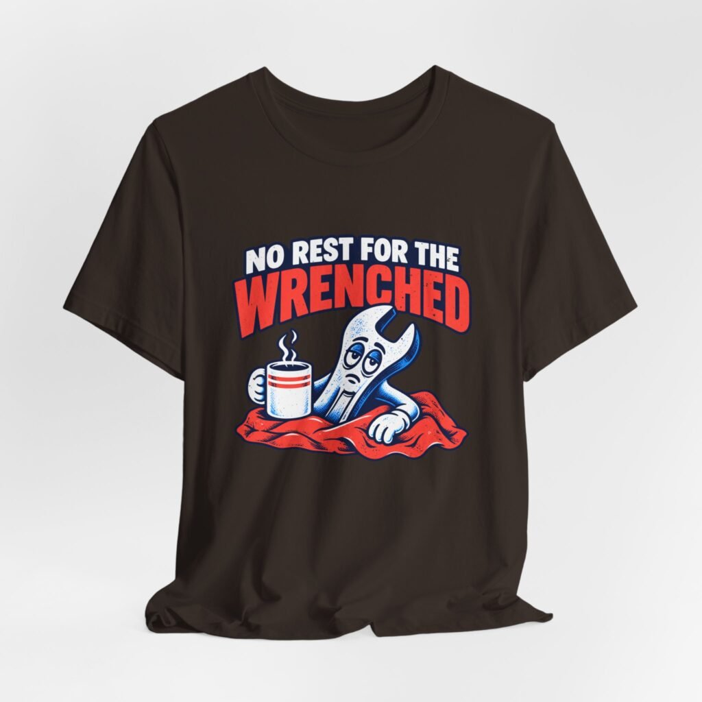 Wrenched Coffee Humor Graphic Tee