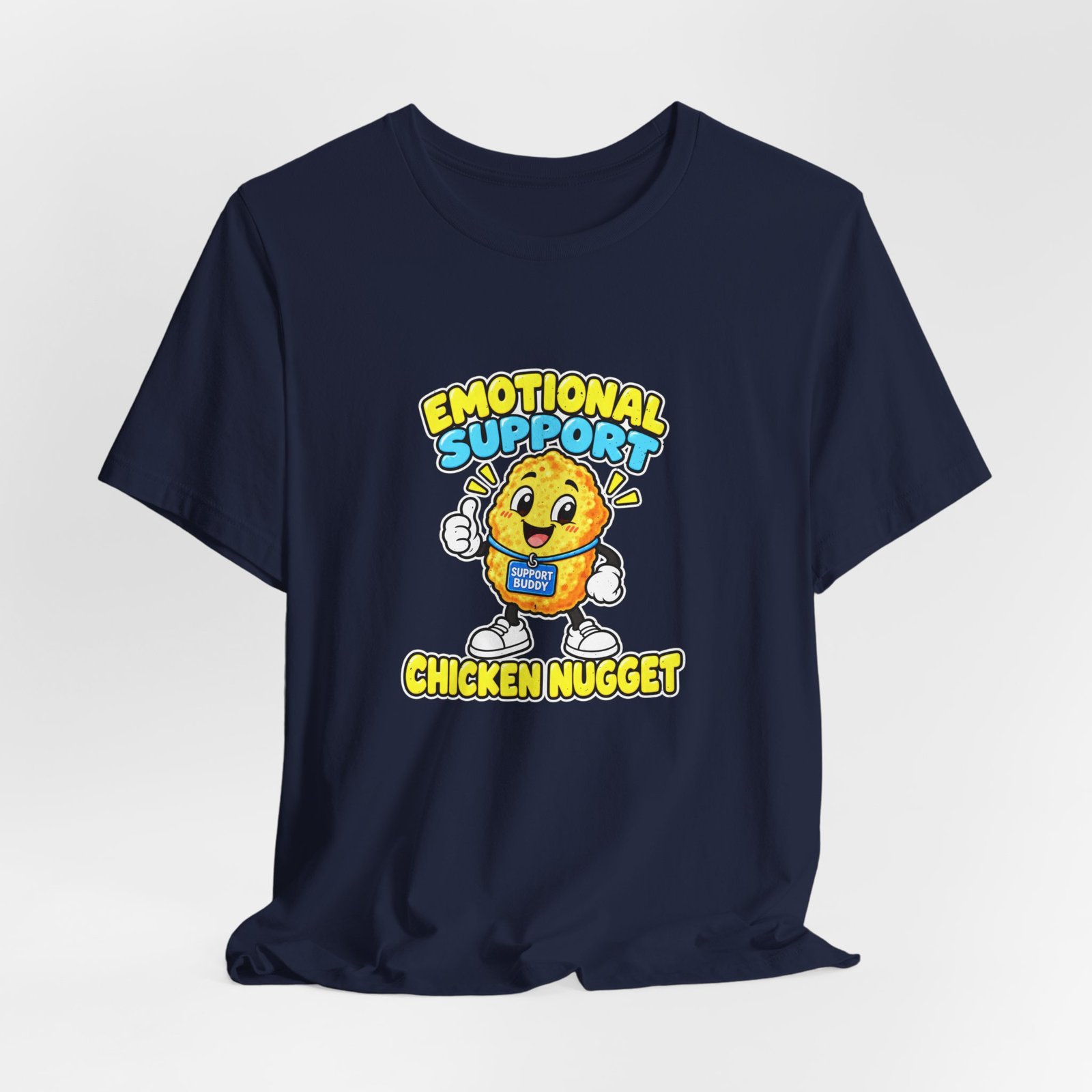 Emotional Support Chicken Nugget Graphic Tee - Image 36
