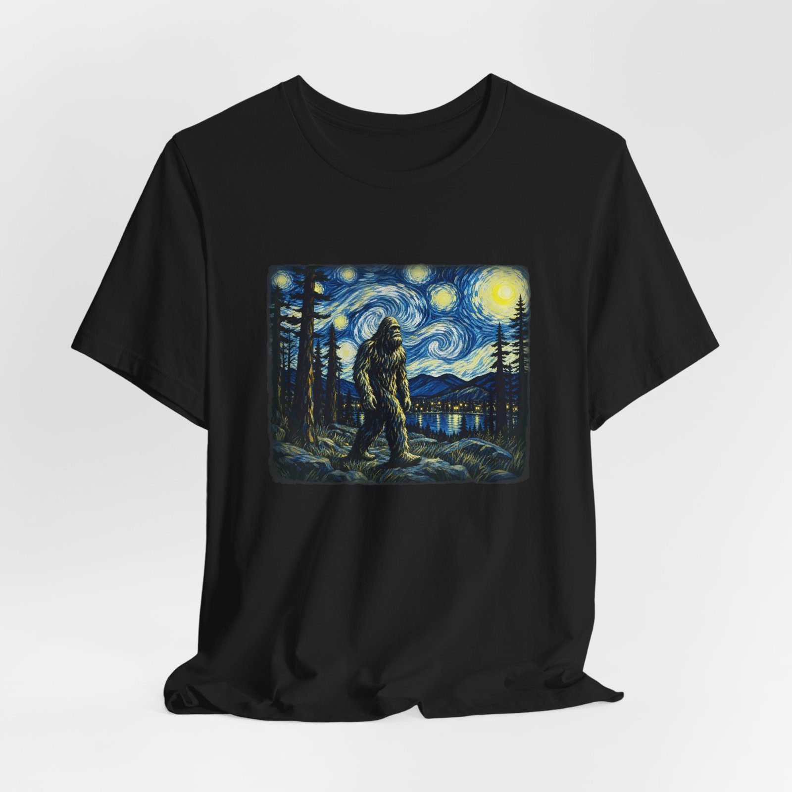 Bigfoot Moonlit Wilderness Graphic Tee - Image 16