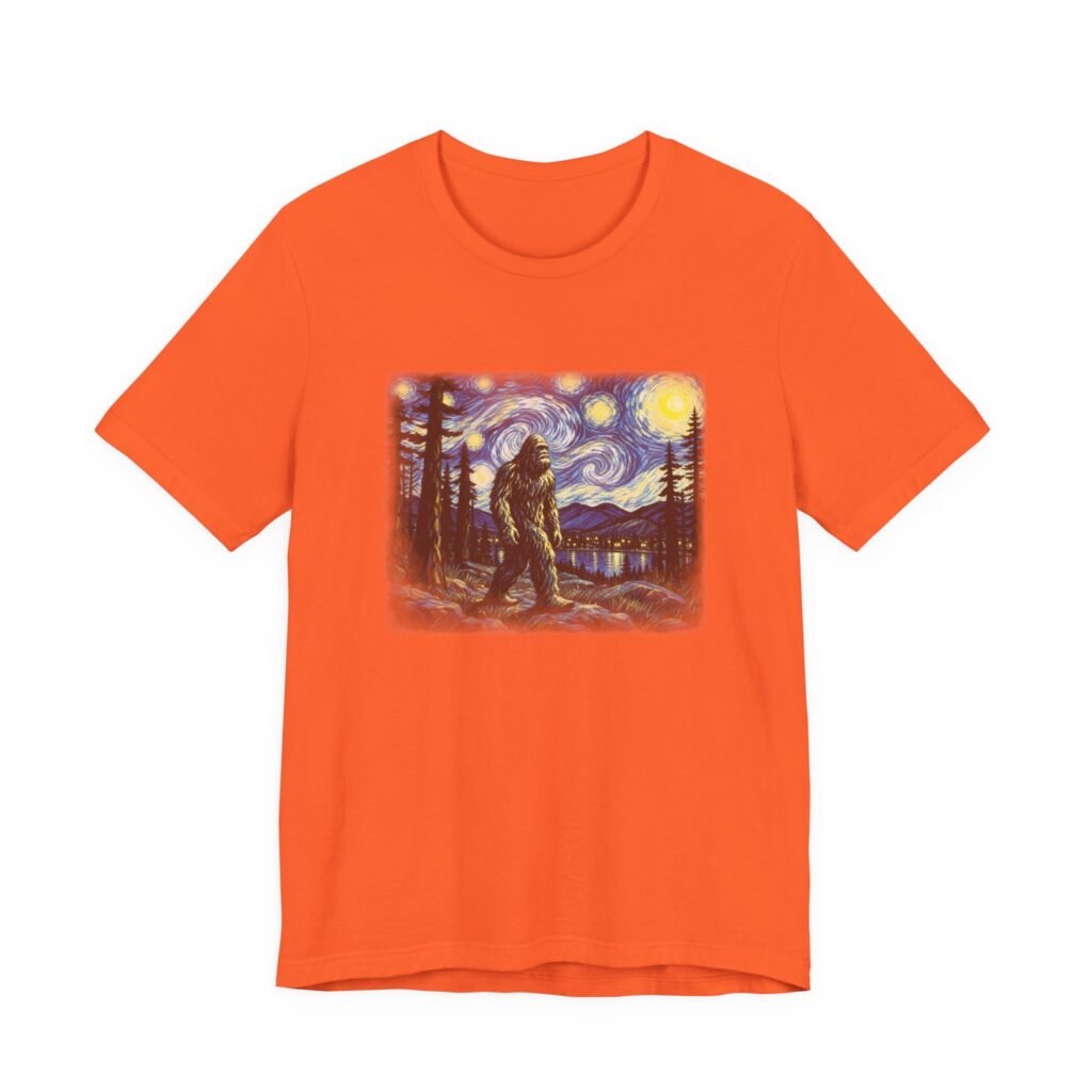 Bigfoot Moonlit Wilderness Graphic Tee