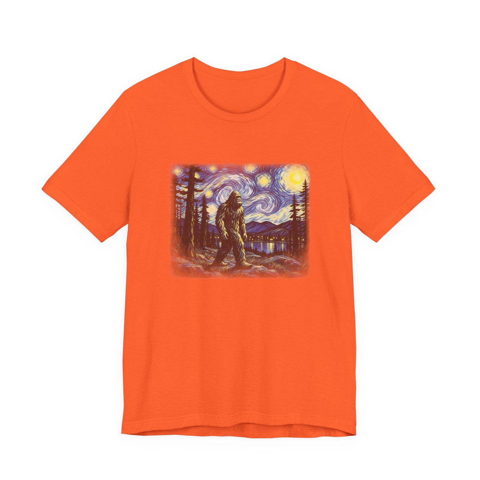 Bigfoot Moonlit Wilderness Graphic Tee - Image 5