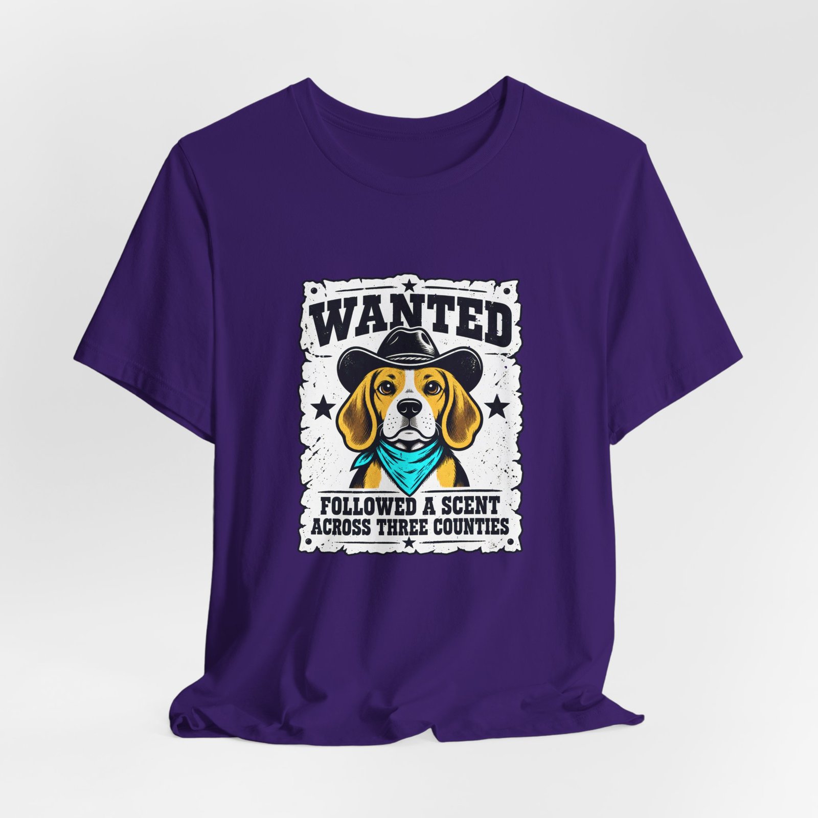 Wanted Beagle Dog Followed A Scent Across Three Counties Graphic Tee - Image 40