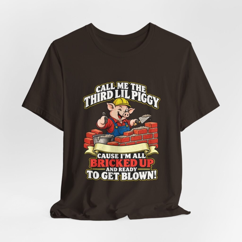 Third Lil Piggy Bricked And Ready To Get Blown Graphic Tee