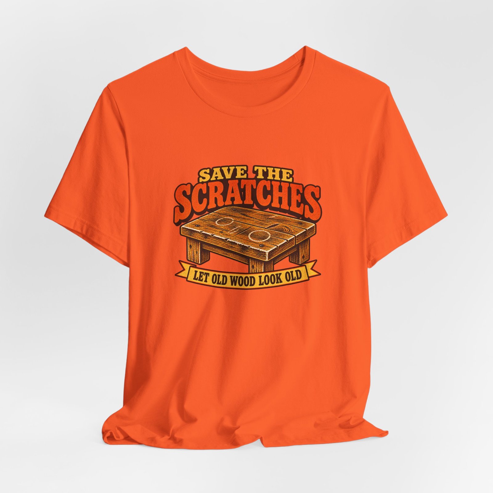 Save the Scratches Cornhole Board Patina Humor - Image 8