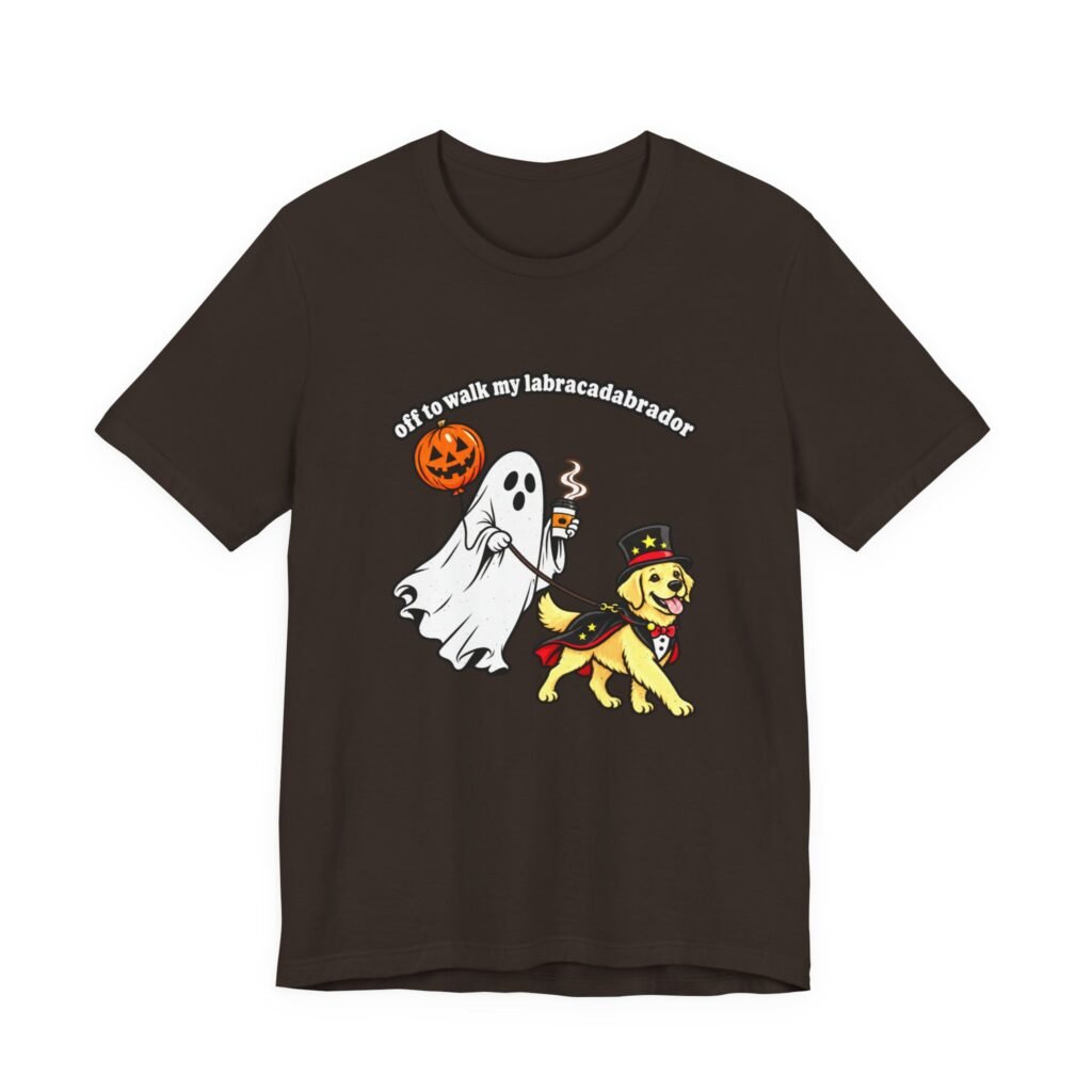 Labracadabrador Halloween Dog Walking Pun