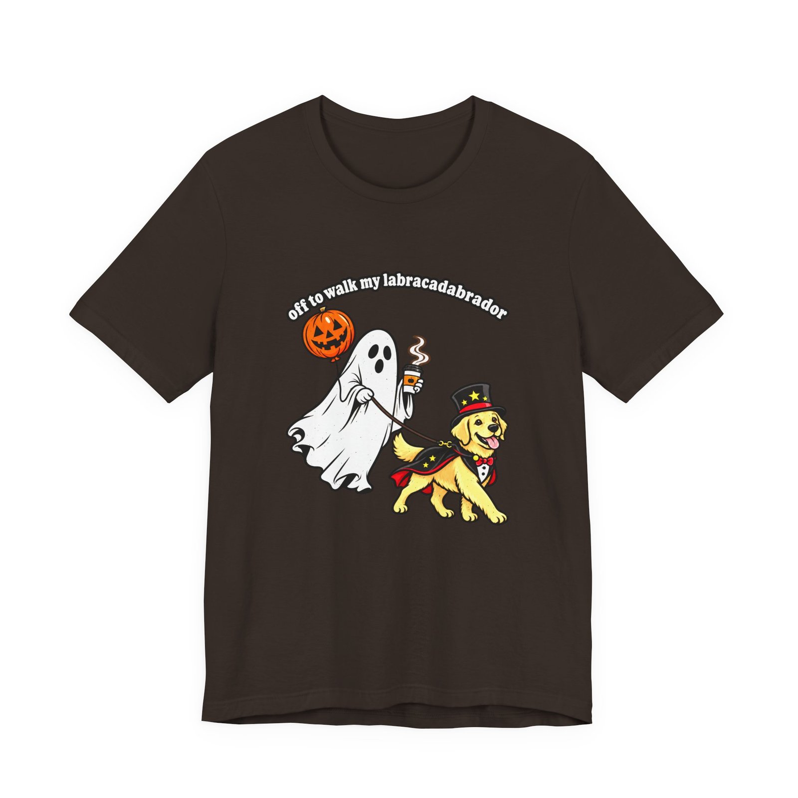 Labracadabrador Halloween Dog Walking Pun